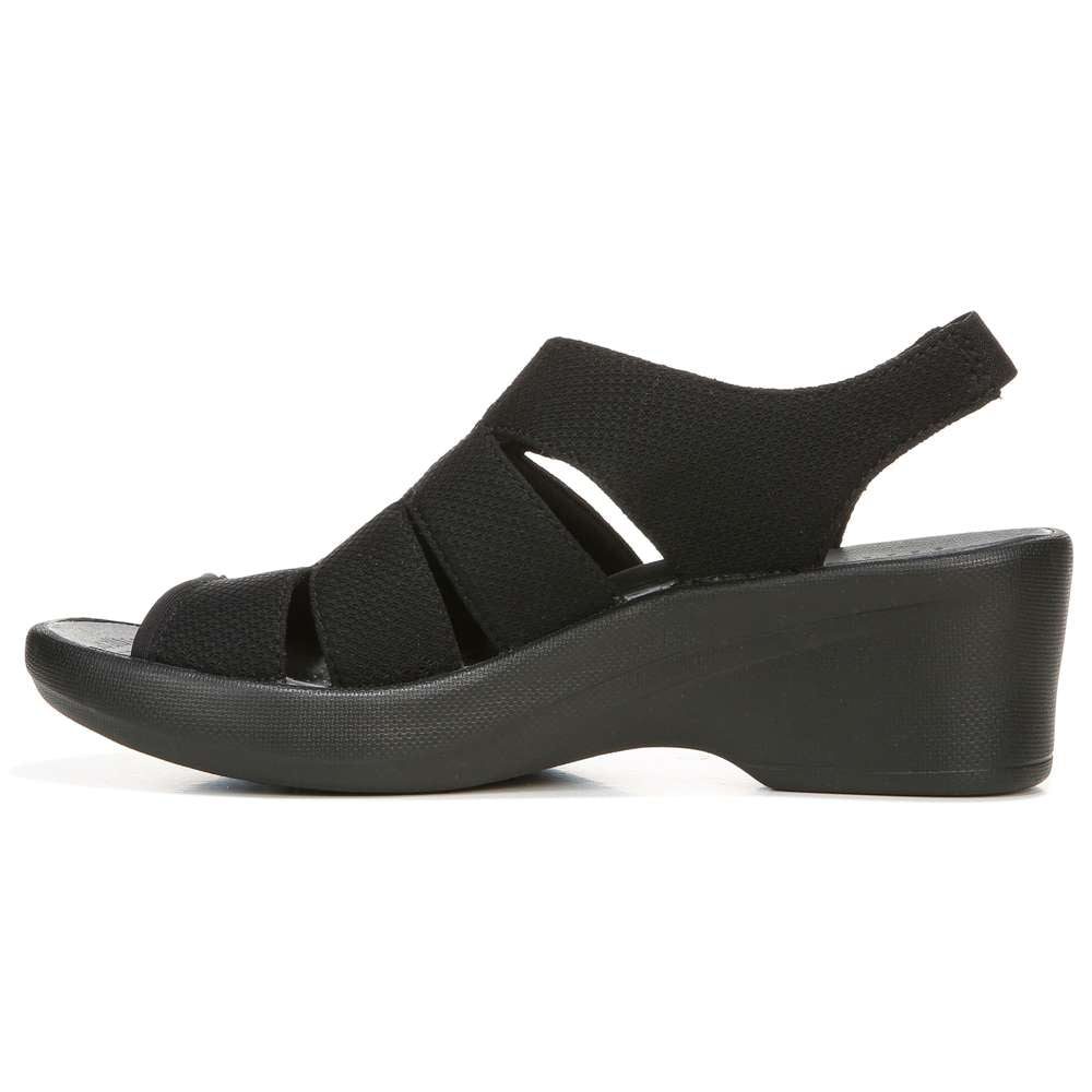 Finale Wedge Sandal - Black