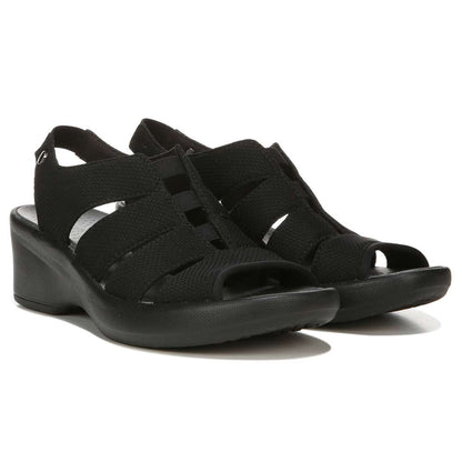 Finale Wedge Sandal - Black