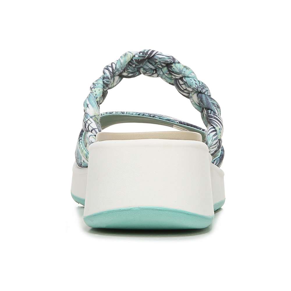 New Wave Slide Sandal - Green Leaf