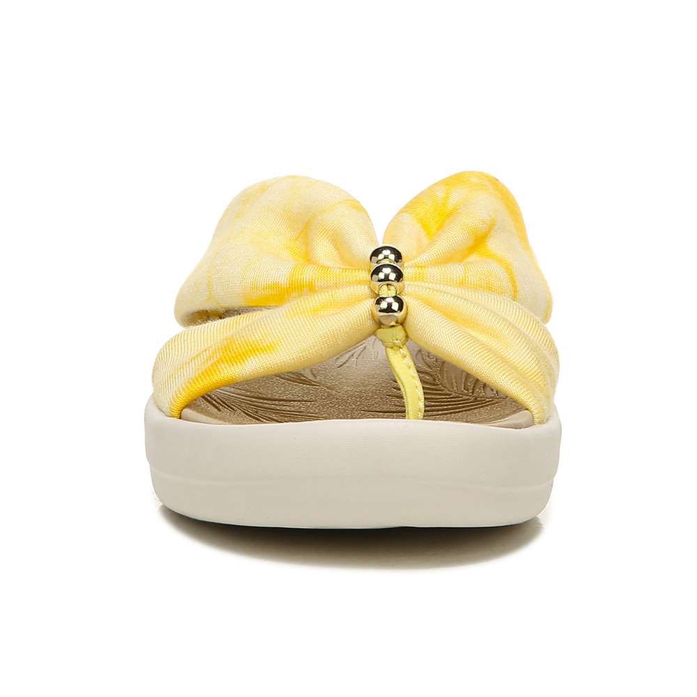 Promise Sandal - Yellow Tie Die