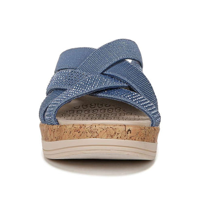 Reign Wedge Sandal - Elemental Blue