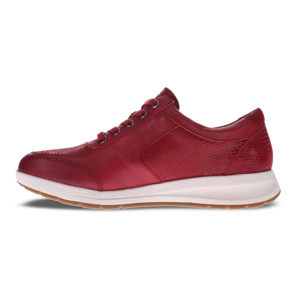 Boston Zip Sneaker - Cherry Lizard