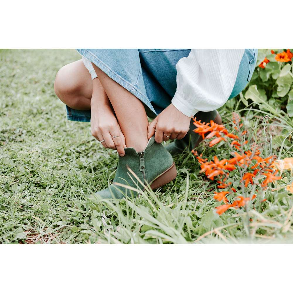 Damascus Boot - Moss Suede