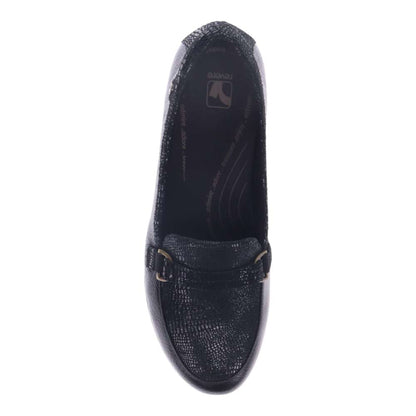 Montmartre Wedge Loafer - Black Pebble