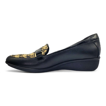 Montmartre Wedge Loafer - Houndstooth
