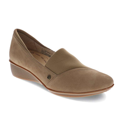 Naples Wedge - Toffee Nubuck