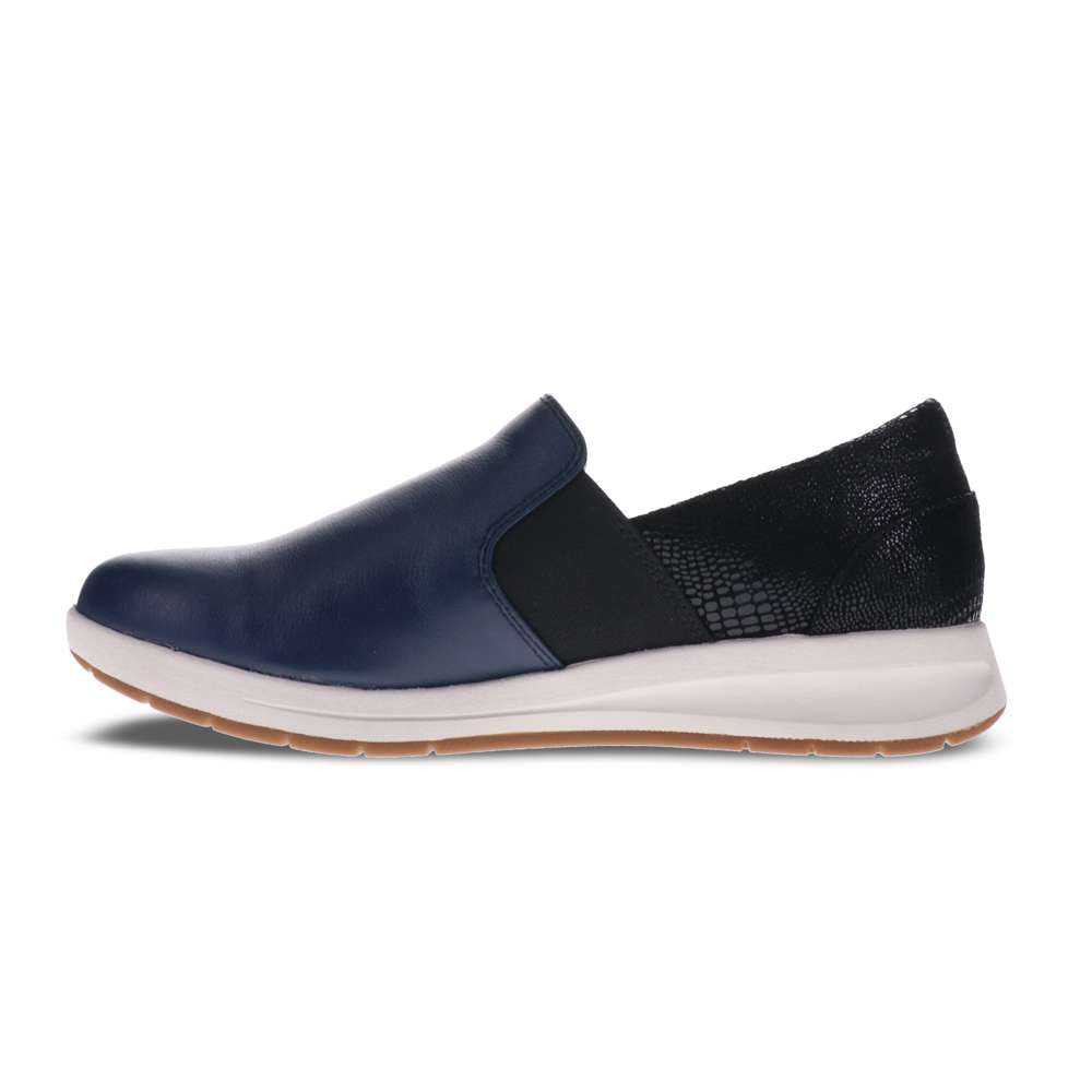 Panama Slip On Sneaker - Blue French/Black Lizard