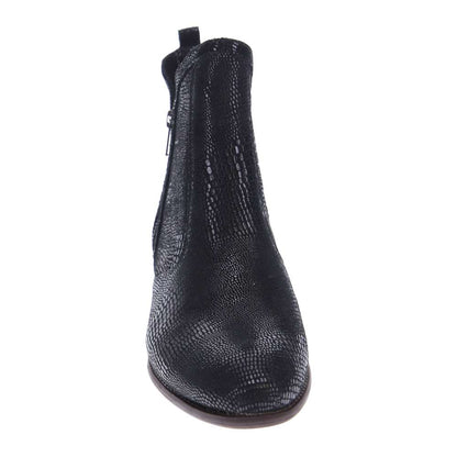 Siena Bootie - Black Lizard