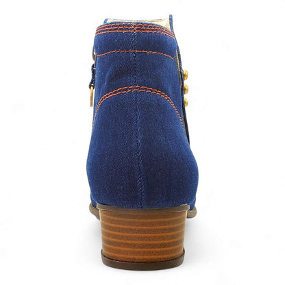 Tiko Ankle Bootie - Denim