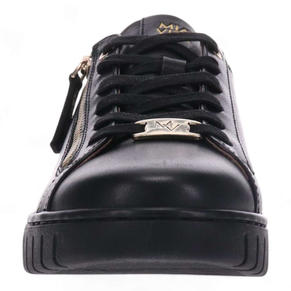Luna Lace-Up Sneaker - Black Leopard