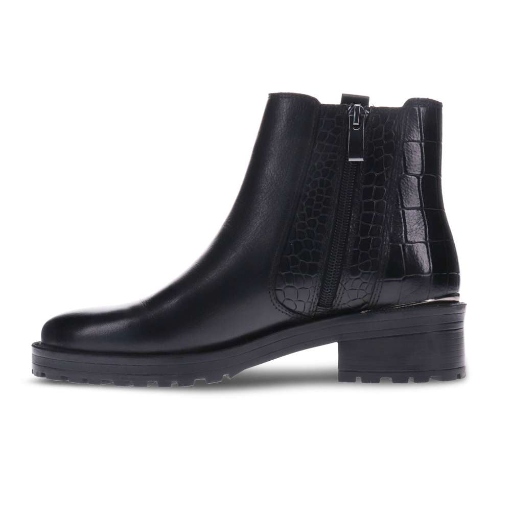 Margot Zip Boot - Black