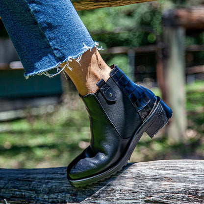 Margot Zip Boot - Black