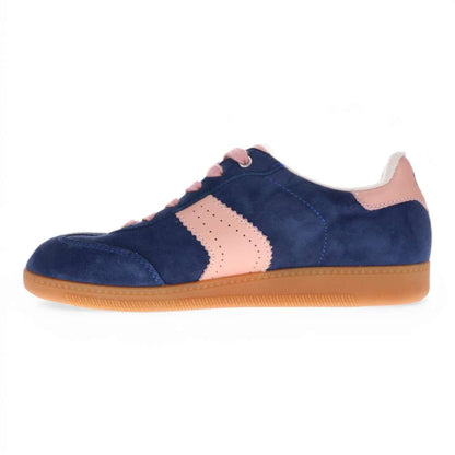 Ramona II Casual Lace-Up Sneaker - Royal Blue/Blush
