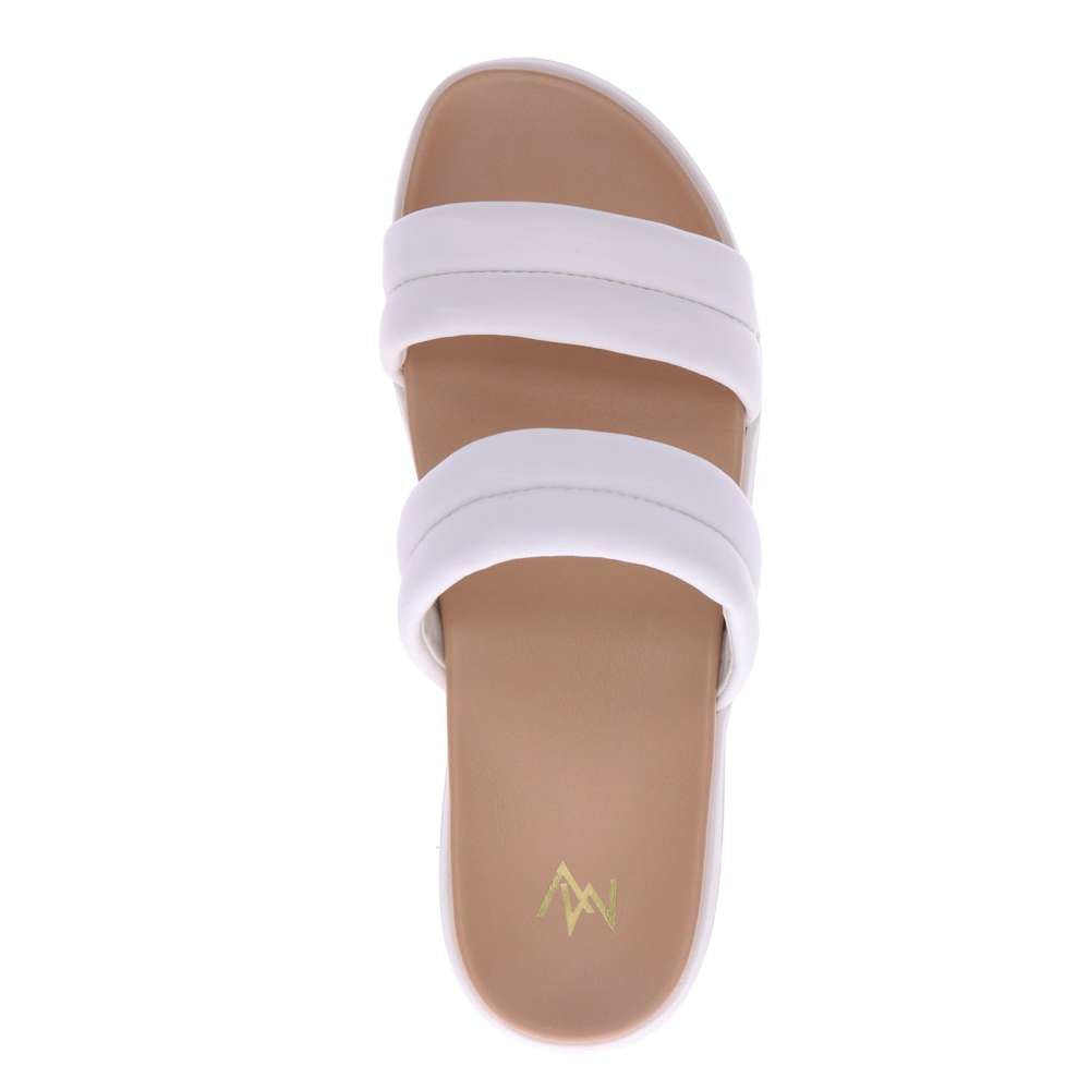 Bonny Slide Sandal - White