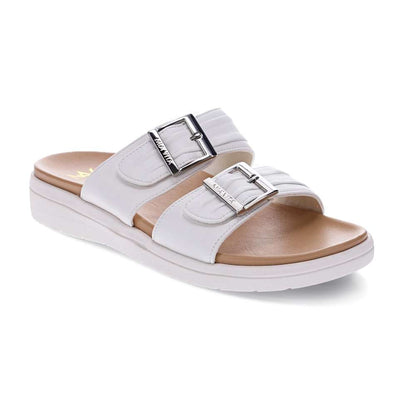 Bowie Slide Sandal - White