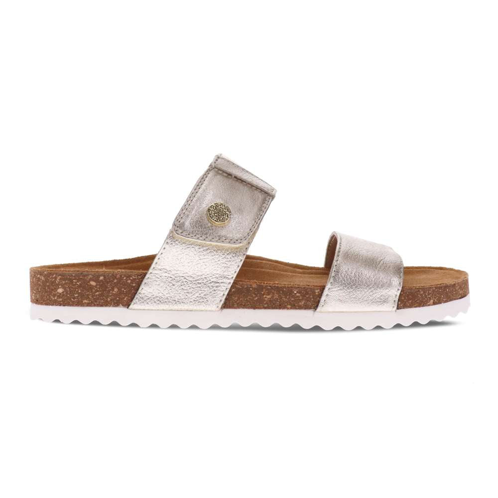 Branch Slide Sandal - Soft Gold