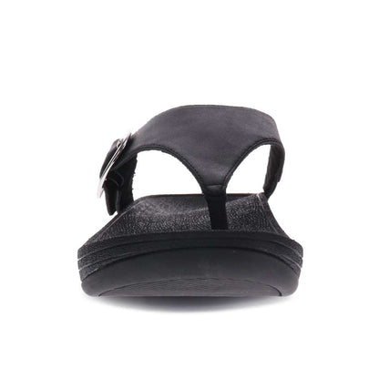 Faith Toe Post Sandal - Black