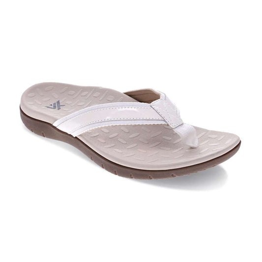 Focus Women's Toe Post Sandal - White