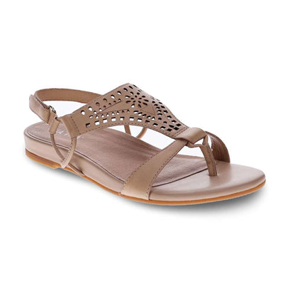Maggie Flat Sandal - Beige