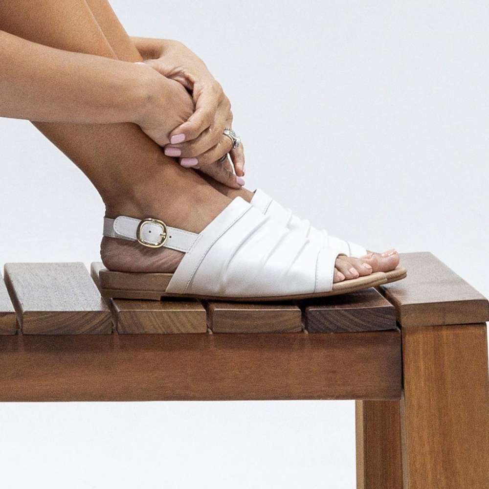 Mandy Flat Sandal - Black