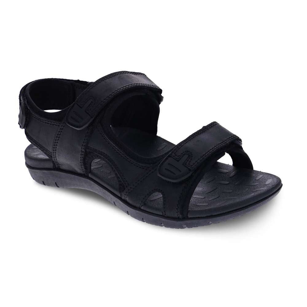 Power Backstrap Sandal - Black