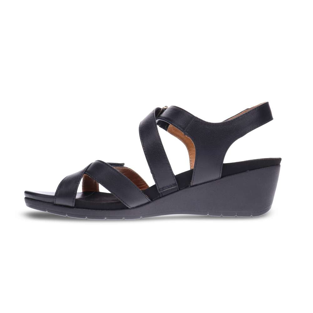 Casablanca Wedge - Black French