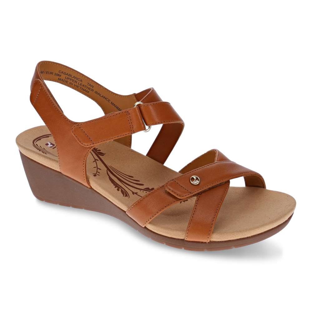 Casablanca Wedge - Tan