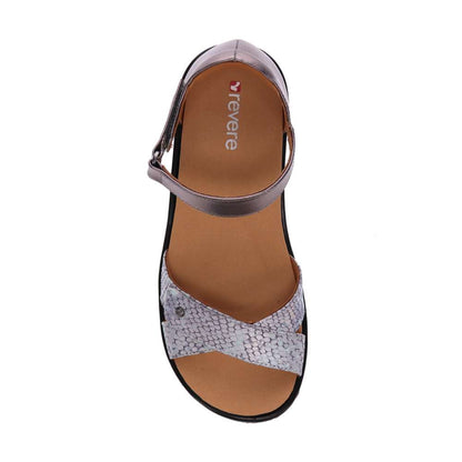 Dallas Wedge - Teal Snake/Gunmetal