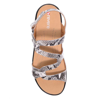 Miami Adjustable Sandal - Natural Snake