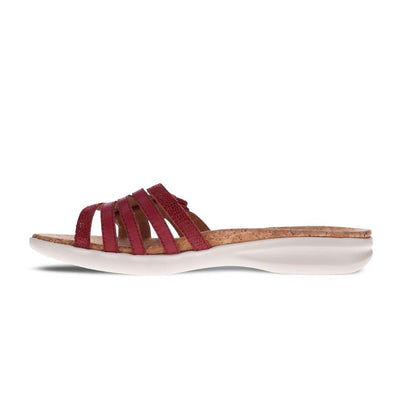 Peru Slide Sandal - Cherry Lizard