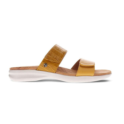 Seaside Slide Sandal - Mustard French/Croc