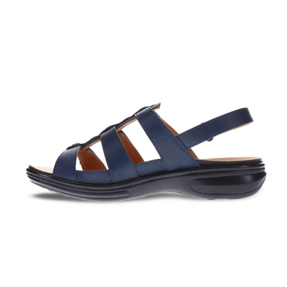Toledo Backstrap Sandal - Blue French