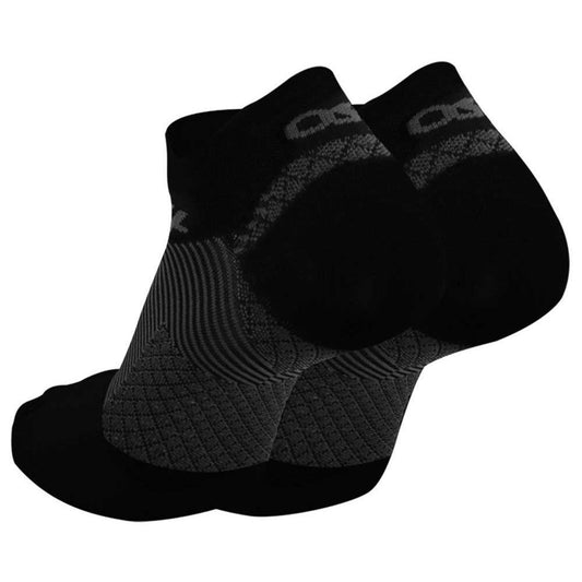 No Show Plantar Fasciitis Compression Socks (FS4) - Black