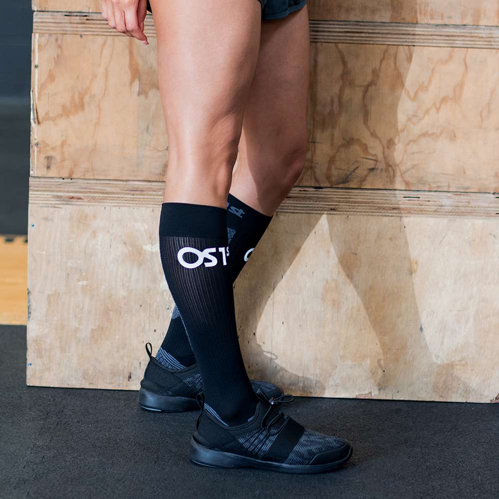Compression Bracing Socks (FS4+) - Black