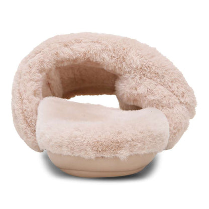 Erma Slipper - Peach Botanical