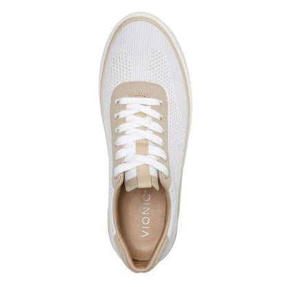 Galia Sneaker - White Knit