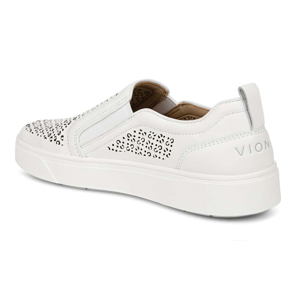 Kimmie Perf Slip-On Sneaker - White