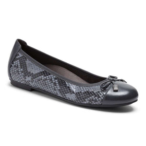 Minna Ballet Flat - Grey Snake