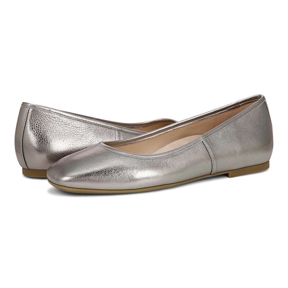 Orinda Ballet Flat - Pewter Metallic