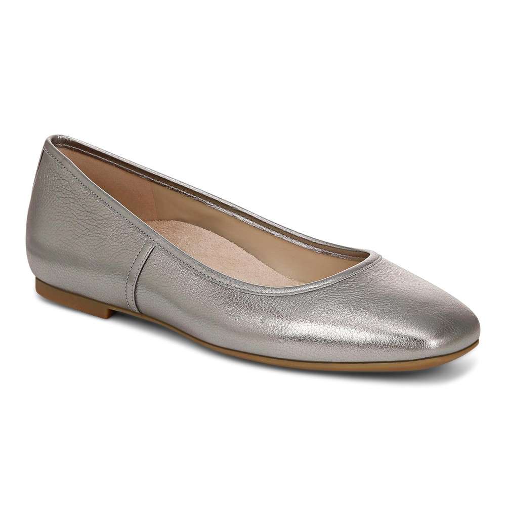 Orinda Ballet Flat - Pewter Metallic