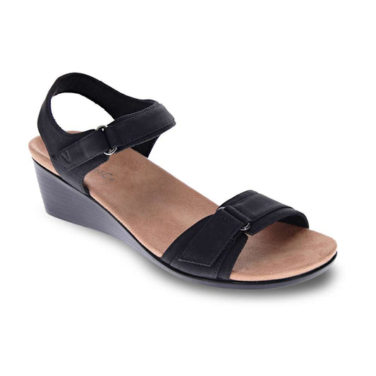 Adelaide Wedge Sandal - Black