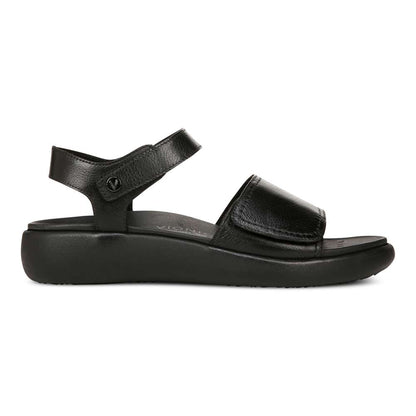 Awaken Recovery Sandal - Black Leather