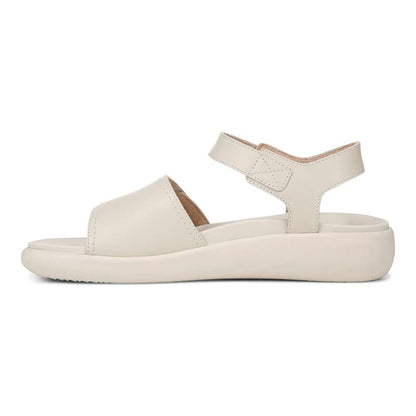 Awaken Recovery Sandal - Cream Leather