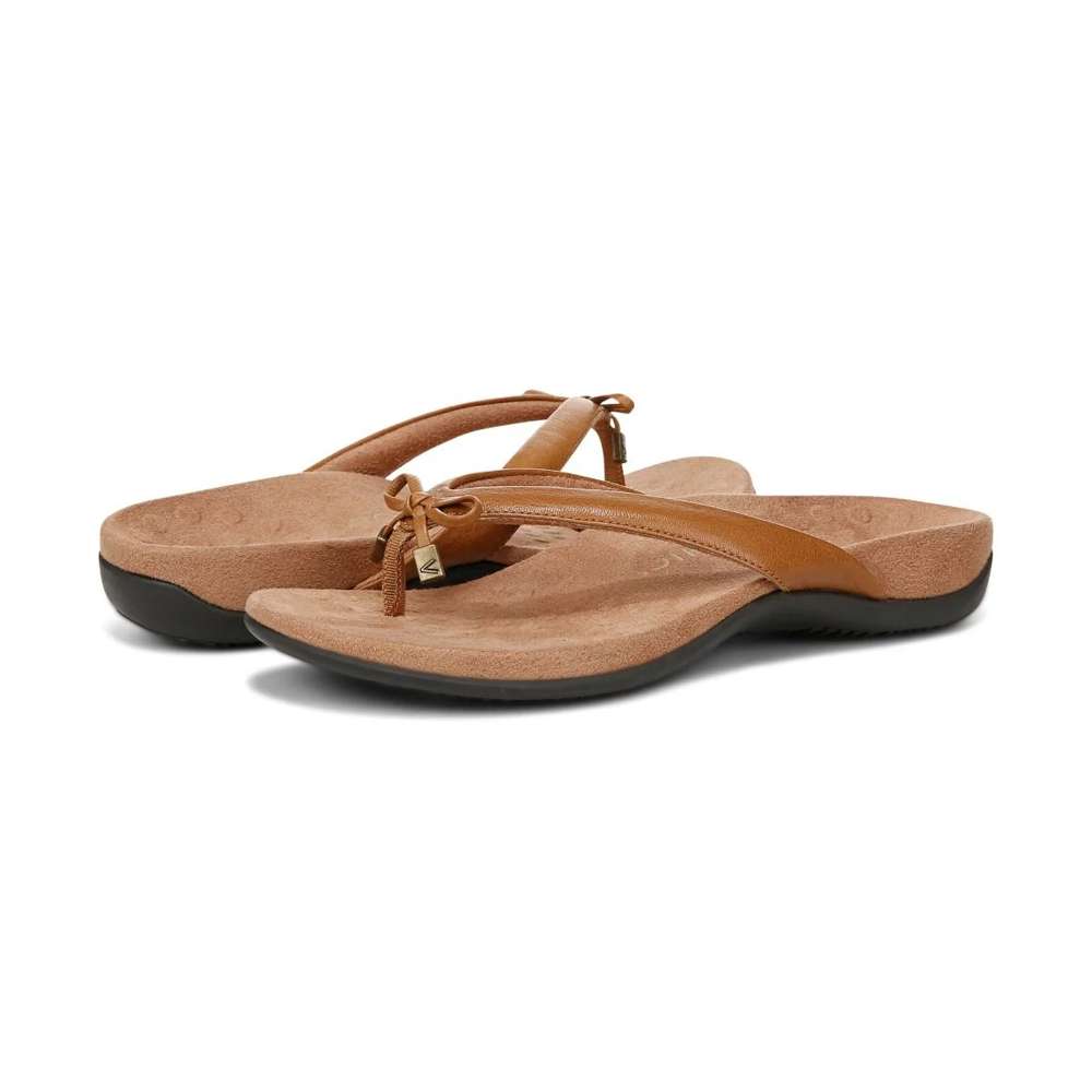 Bella Toe Post Sandal - Light Brown
