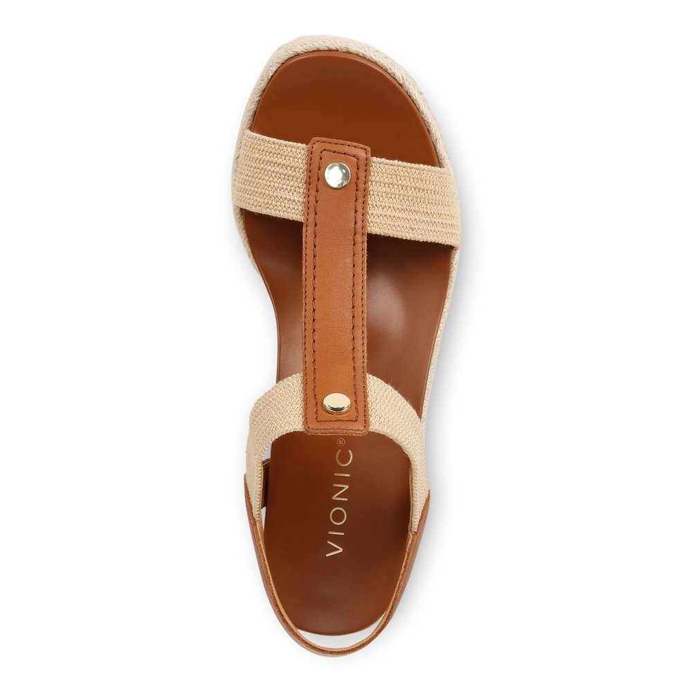 Calera Wedge - Camel Leather