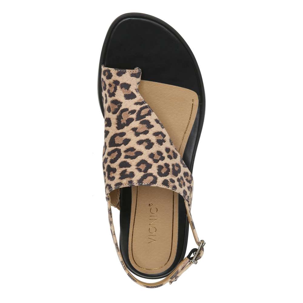Ella Sandal - Toffee Leopard