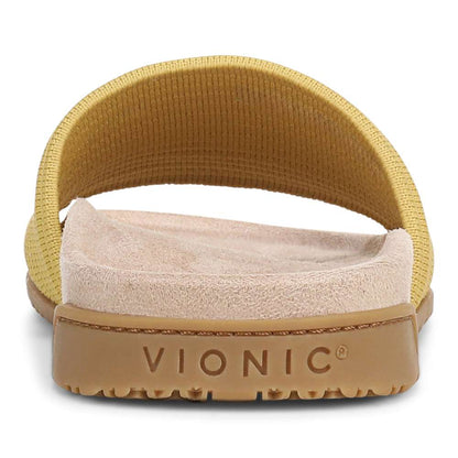 Evie Knit Slide Sandal - Dijon