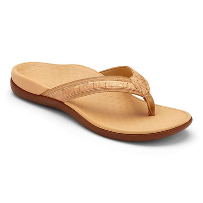 Islander Toe Post Sandal - Gold Cork