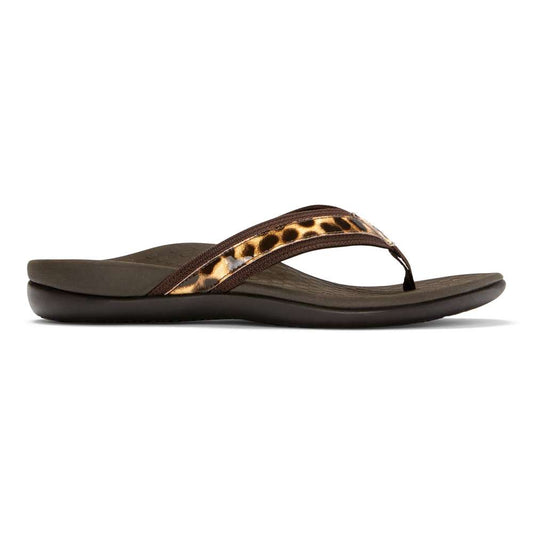 Islander Toe Post Sandal - Tan Leopard