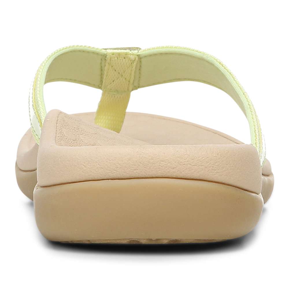 Islander Toe Post Sandal - Pale Lime